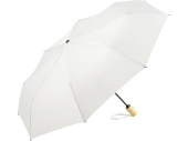 Зонт складной из бамбука ÖkoBrella полуавтомат (белый)