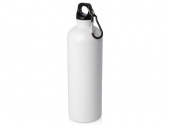 Одностенная бутылка для воды с карабином Oregon, 750 мл (белый)