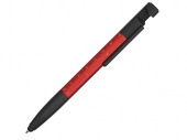 Ручка-стилус металлическая шариковая Multy (красный)