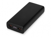Внешний аккумулятор с функцией быстрой зарядки QC 3.0 PowerMax, 20000 mAh (черный)
