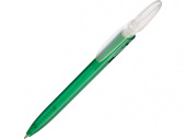 Ручка пластиковая шариковая Rico Bright (зеленый, прозрачный)