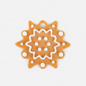 Мини-подвеска «Пряник», 3D-печать на заказ, снежинка