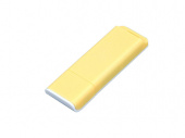 USB 3.0- флешка на 128 Гб с оригинальным двухцветным корпусом (белый, желтый)