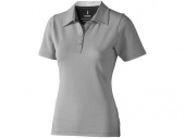 Рубашка поло Markham женская (антрацит, серый меланж)