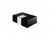 Коробка для сигар Ligne 2 (черный, серебристый)