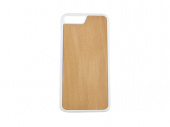 Чехол-бампер для iPhone 7 plus, бук (белый, светло-коричневый)