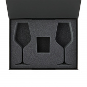 Ложемент под свечу Enigma + 2 бокала для вина в среднюю коробку-трансформер (арт. 695721)
