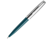 Ручка шариковая Parker 51 Core (бирюзовый, серебристый)