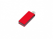 USB 2.0- флешка мини на 16 Гб с мини чипом в цветном корпусе (красный)