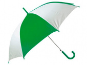 Зонт-трость Тилос (зеленый, белый)