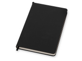Бизнес-блокнот А5 С3 soft-touch с магнитным держателем для ручки (черный)