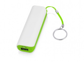 Внешний аккумулятор Basis, 2000 mAh (зеленое яблоко, белый)