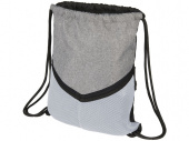 Спортивный рюкзак-мешок (серый, белый)