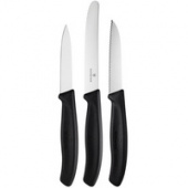 Набор кухонных ножей Victorinox Swiss Classic Paring, черный