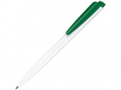 Ручка пластиковая шариковая Dart Basic Polished (зеленый, белый)