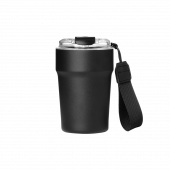 Термокружка вакуумная Монако, черная