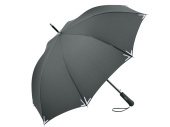 Зонт-трость Safebrella с фонариком и светоотражающими элементами (серый)