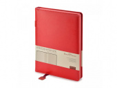 Ежедневник недатированный А5 Polo (красный)
