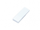 USB 2.0- флешка промо на 16 Гб в виде скрепки (белый)