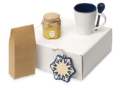 Подарочный набор Чайная церемония (белый, синий)