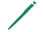 Ручка шариковая из переработанного пластика Recycled Pet Pen switch (зеленый)