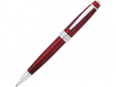 Ручка металическая шариковая Bailey (красный, серебристый)