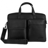 Сумка для ноутбука Santiago Pockets, черная Сумка для ноутбука Santiago Pockets, черная