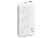 Портативный внешний аккумулятор SM, 20000 mAh (белый)