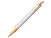 Ручка шариковая Parker IM Premium (белый, золотистый)