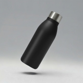 Вакуумная термобутылка Brottle c медной изоляцией, тубус, 600 мл (черный)