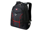 Рюкзак с отделением для ноутбука 15'' (черный, красный)