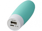 Внешний аккумулятор-антистресс, 2200 mAh (зеленый)