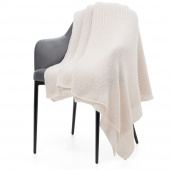 Плед Knitly, белый