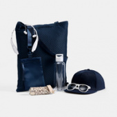 Набор Sommerset, синий с белым