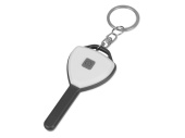 Брелок-фонарик COB Switch (белый, серый)