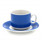 Чайная пара фарфоровая 220см³ "экспресс" "Sunrise" (7С1665Ф34), синий, в коробке Чайная пара фарфоровая 220см³ "экспресс" "Sunrise" (7С1665Ф34), синий, в коробке