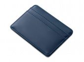 Картхолдер для двух карт и наличных денег с зажимом Crave (темно-синий)
