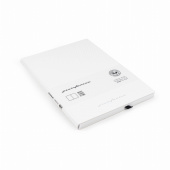 Блокнот линованный Pininfarina из каменной бумаги в мягкой обложке, А5, белый