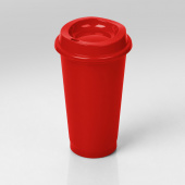 Пластиковый стакан SipGo (красный)