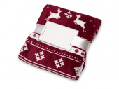 Плед флисовый Snug (бордовый)