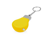 Брелок-рулетка для ключей Лампочка, 1м (желтый, серебристый)