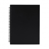 Блокнот на пружине VALLE, чёрный