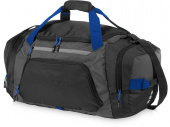 Спортивная сумка Milton (черный, темно-серый, ярко-синий)