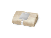 Флисовый плед 240 г/м² DYLEAF (бежевый)