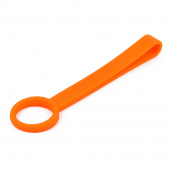 Кольцо-держатель силиконовое для зонта, оранжевый