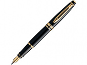 Ручка перьевая Expert 3 Black Laque GT F  (черный, золотистый)
