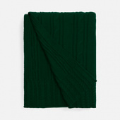 Плед Remitti, темно-зеленый (хвойный)