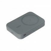 Внешний аккумулятор Union PD 10000mAh с функцией беспроводной зарядки 15W, серый