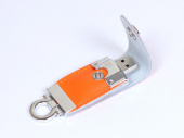 USB 2.0- флешка на 32 Гб в виде брелока (оранжевый)