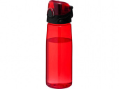 Бутылка спортивная Capri (красный прозрачный)